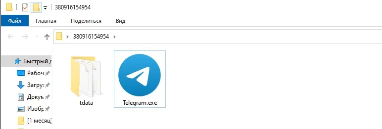 Перенос TData в telegram.exe